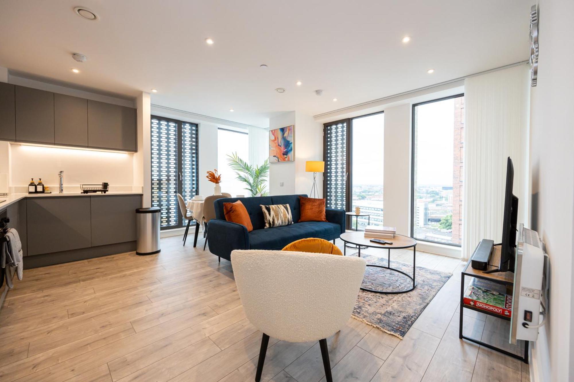 Apartmán Pet Friendly 2Br Near Station By Asquare Letting Manchester Exteriér fotografie